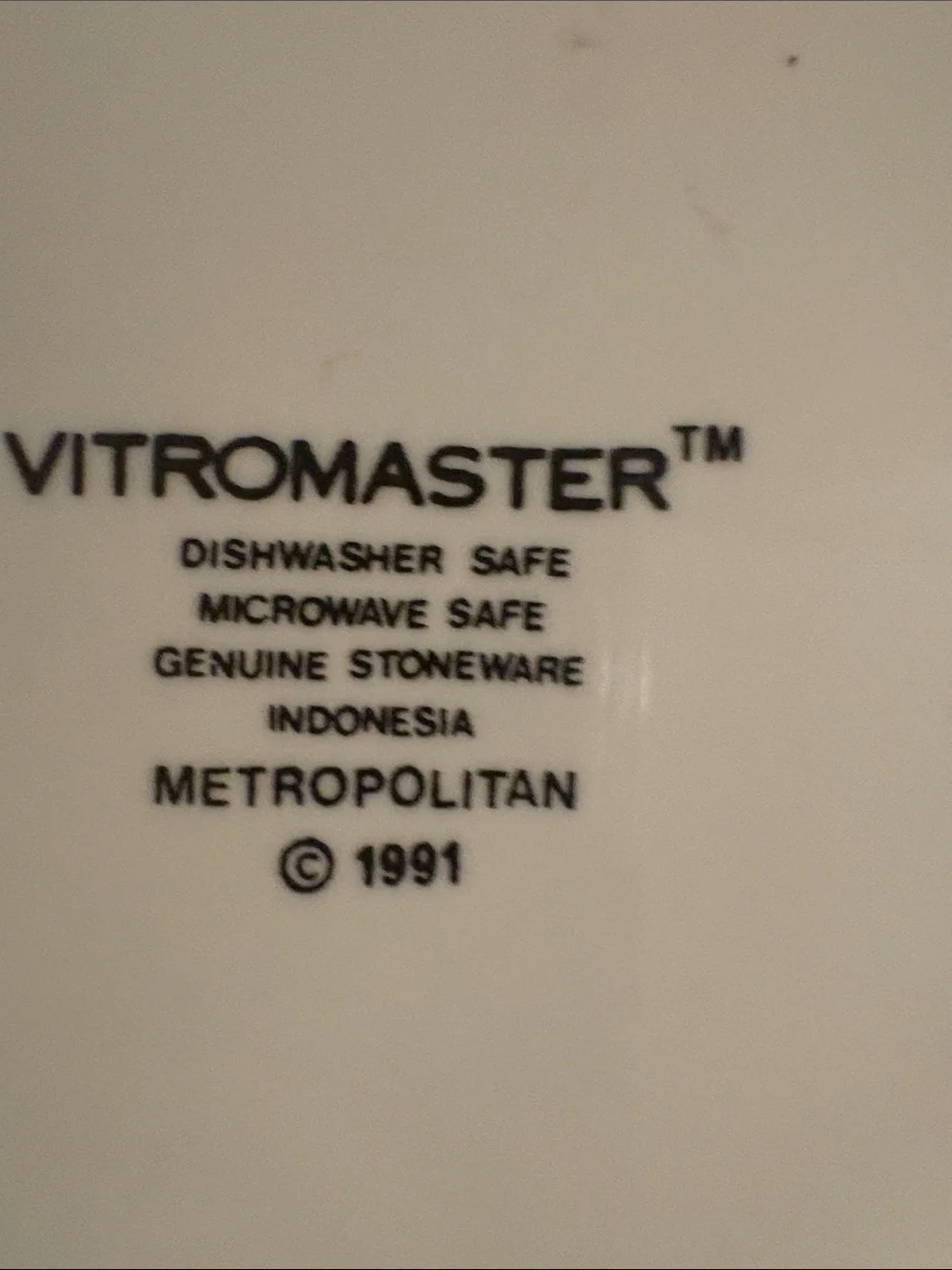 Vitromaster vintage 1991